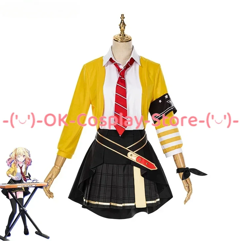 Game Project Sekai Colorful Stage Tenma Saki Cosplay Costume Women Cute Dress Fancy Suit Halloween Party Uniforms Custom Made