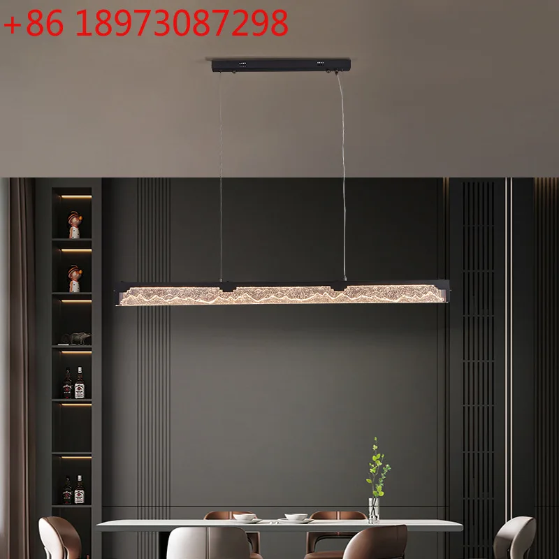 

Italian minimalist restaurant chandelier modern minimalist full spectrum light luxury dining table bar light