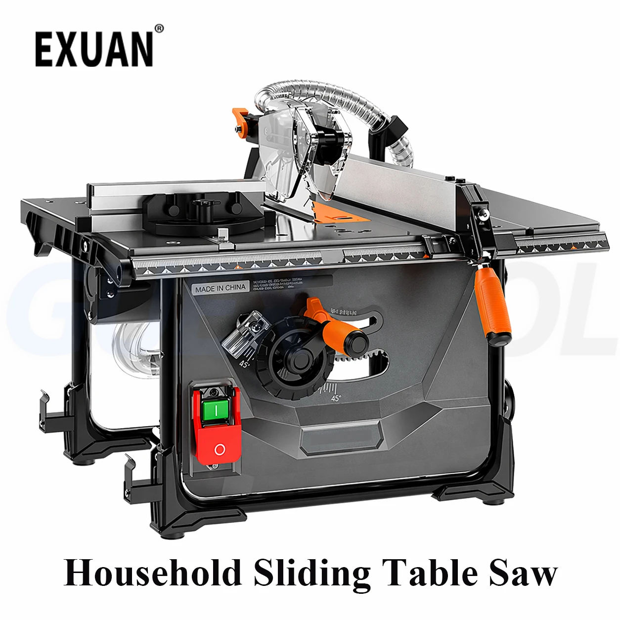 1750W/2000W Woodworking Decoration Chainsaw Household Sliding Table Saw Cutting Board Multifunction Cutting Machine For DIY