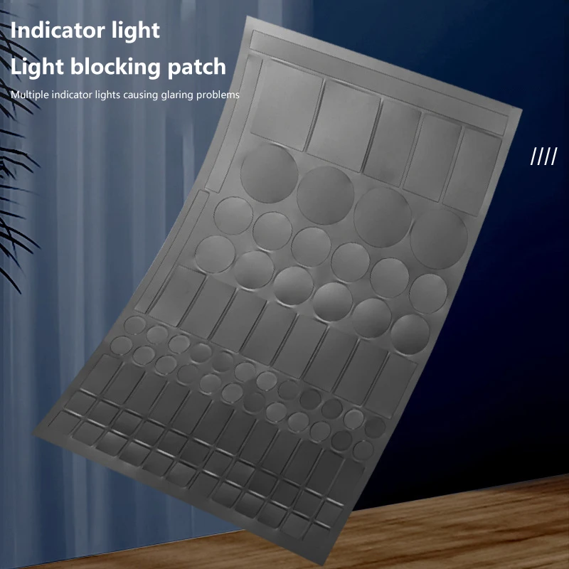 자동 LED 정전 스티커, 50-100% 비율, 디밍 라이트 차단 스티커, 전자 제품, 가정용 전자 제품