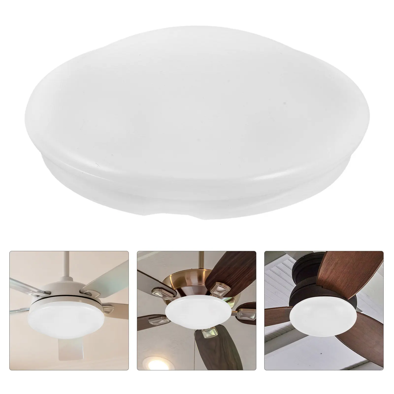 

Акриловый плафон для потолочного вентилятора, замена абажура 847 Fitter 10 OD, матовый, в форме гриба, легко устанавливается, для гостиной и спальни