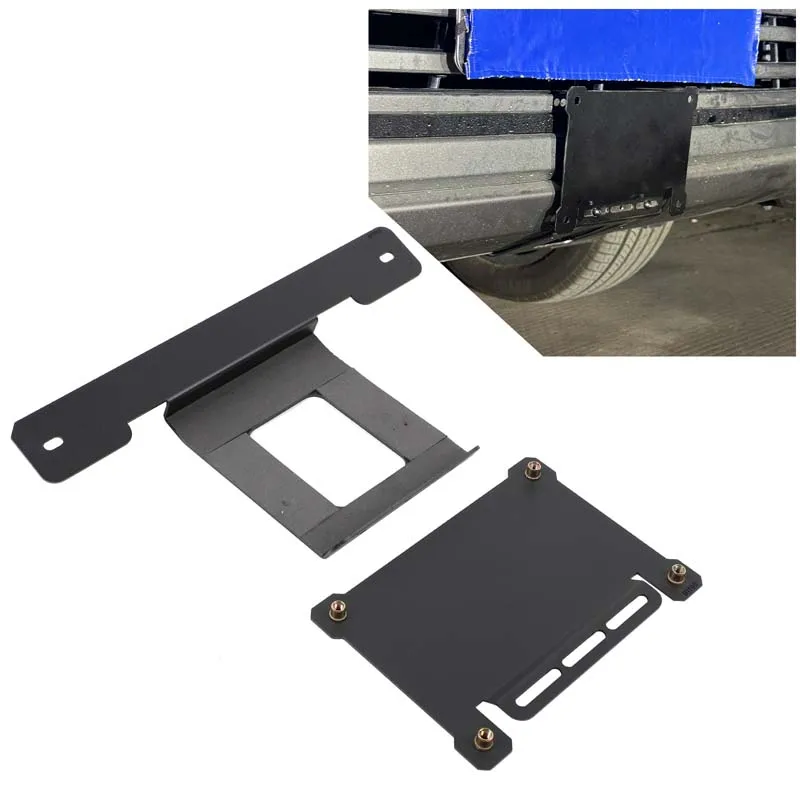 

1piece set For Lexus LX 2022+ carbon steel black car front license plate frame car exterior modification accessories