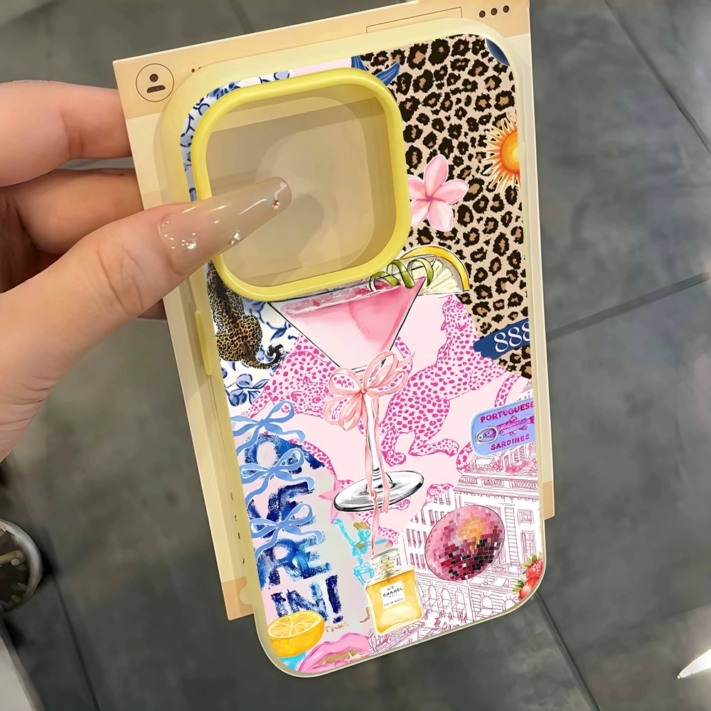 Für iPhone 17 15 16 14 Pro Max Hülle Plus Künstlerische Retro-Collage-Abdeckung Für iPhone 13 11 12 ProMax XS XR Plus Sturzsichere INS Hüllen – Detail 9