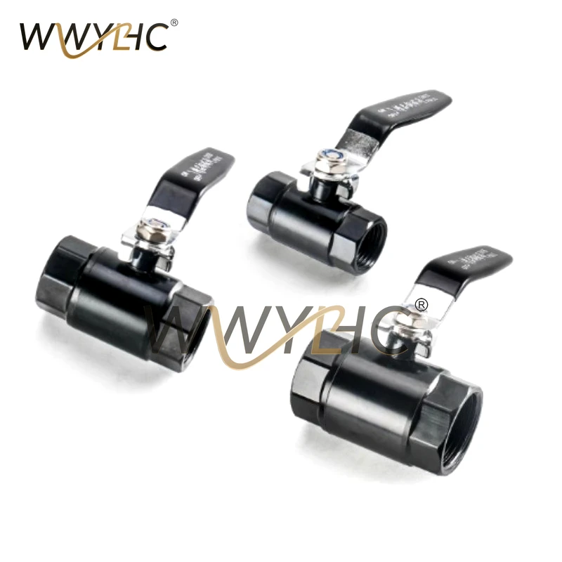 Carbon Steel Threaded Ball Valve 4/6 points/1 inch BSPT Thread Full Bore Thickened Anti-Freezing Cast Steel Manual Valve Switch