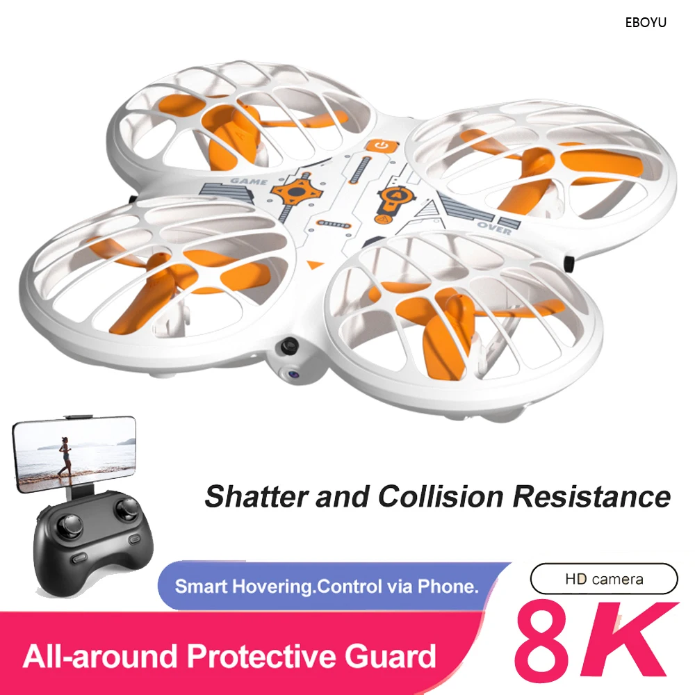 JJRC H122 RC Drone WiFi FPV 8K Camera w/ Intelligent Obstacle Avoidance All-around Protective Guard Altitude Hold RC Quadcopter