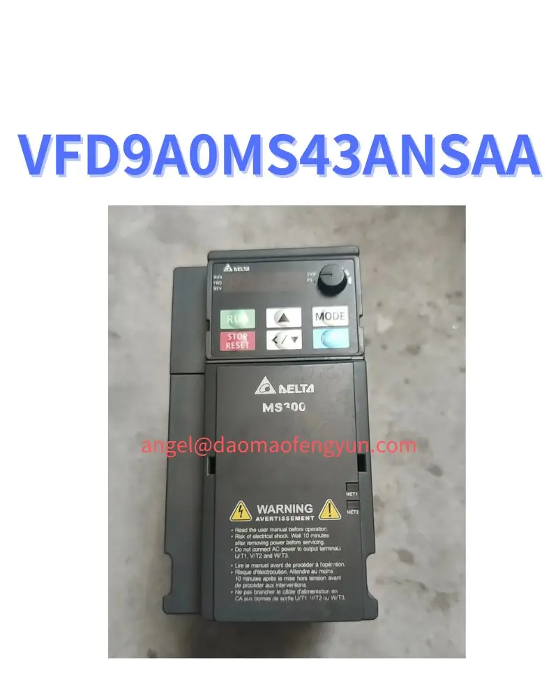 VFD9A0MS43ANSAA Used inverter 3.7kW 380V operating function OK