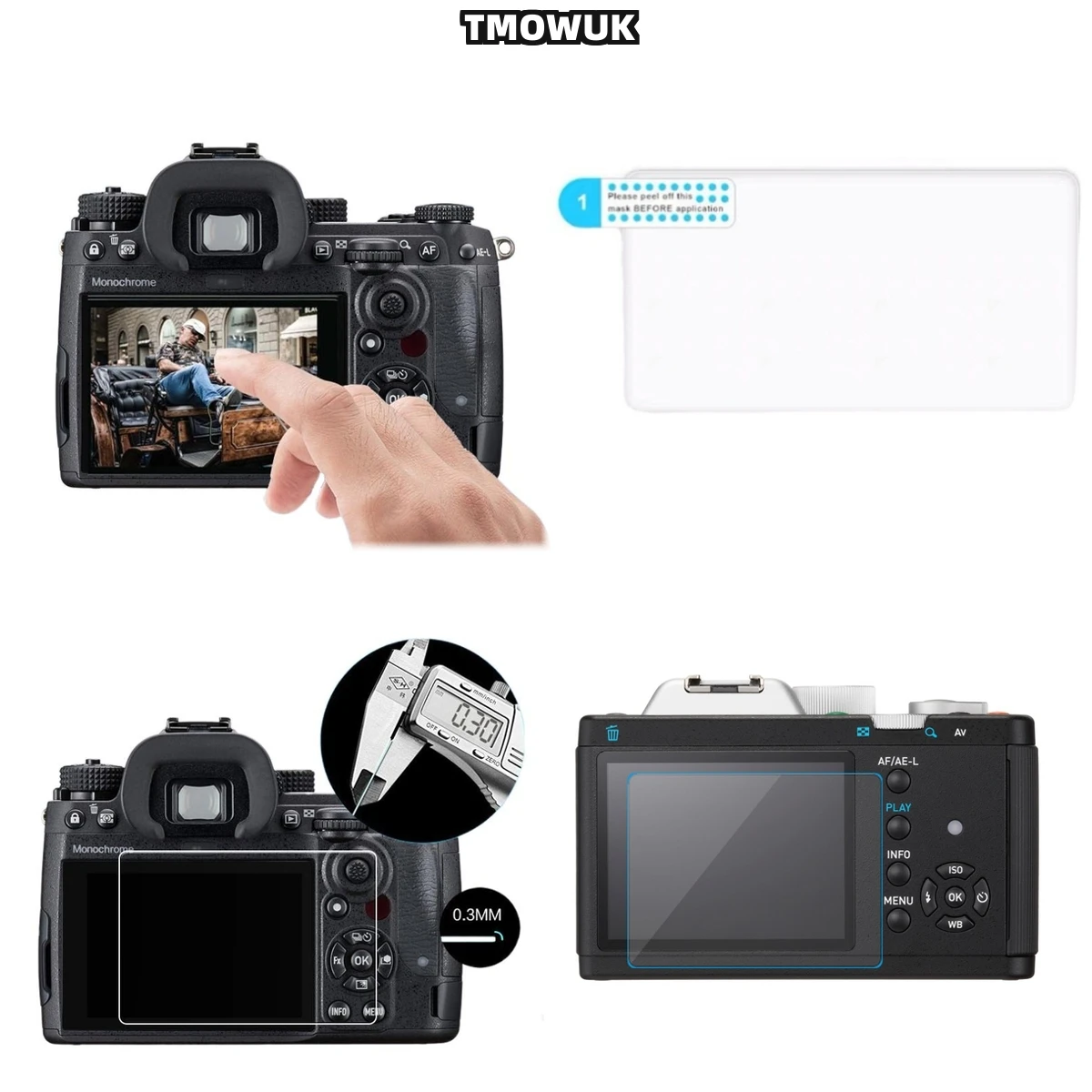 

For PENTAX K30 9H Hard Tempered Glass LCD Protector Ultra Clear Anti-Scratch Film