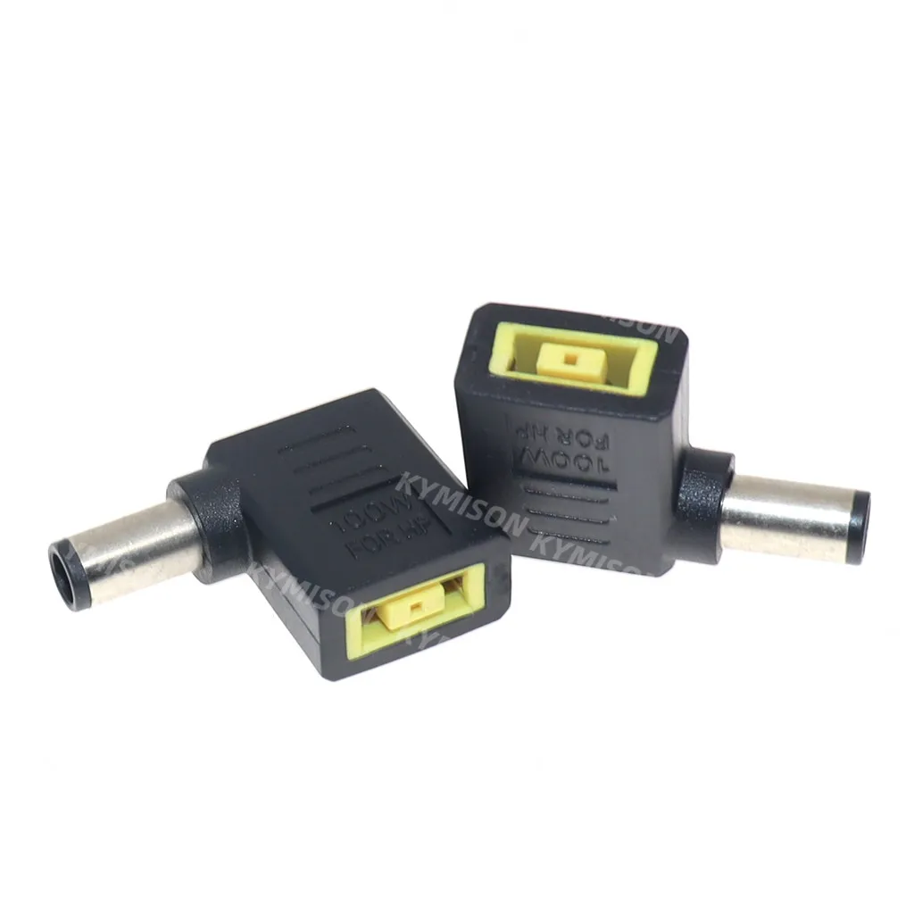For Lenovo Charger Convert to HP Laptop Charging Adapter Square Female to 7.4x5.0mm 7.4mm*5.0mm Male DC Power Plug Connector