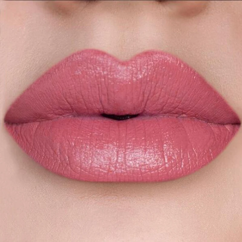 Waterproof Matte Finish Easy Makeup Smooth Texture Waterproof Lipstick For All Occasions Makeup Double-headed Design Lipstick