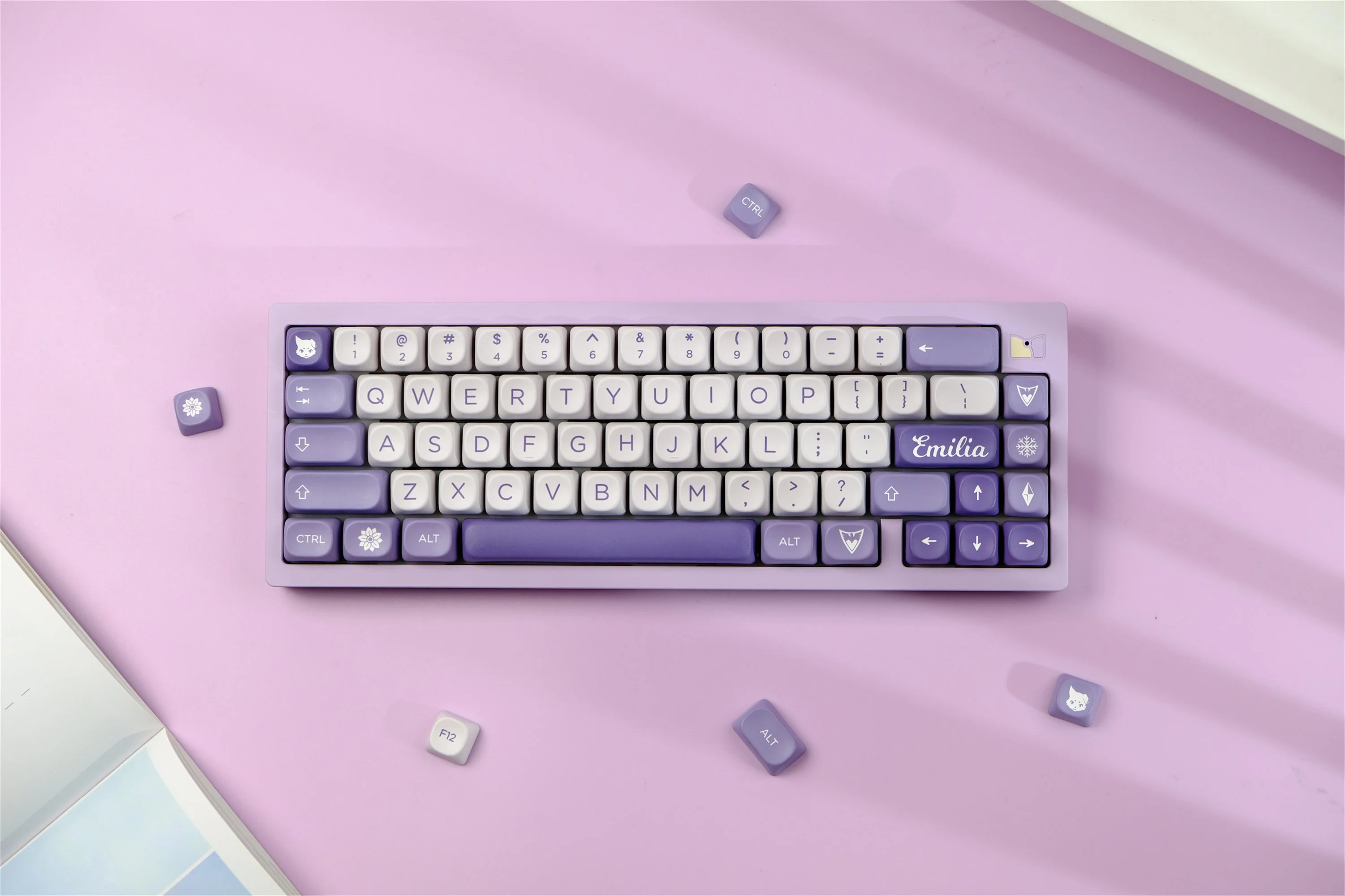 GMK Ice Witch Keycaps 126 Keys PBT Material MOA XOA Profile DYE-SUB Customized Cute Keycaps For MX Switch Mechanical Keyboard