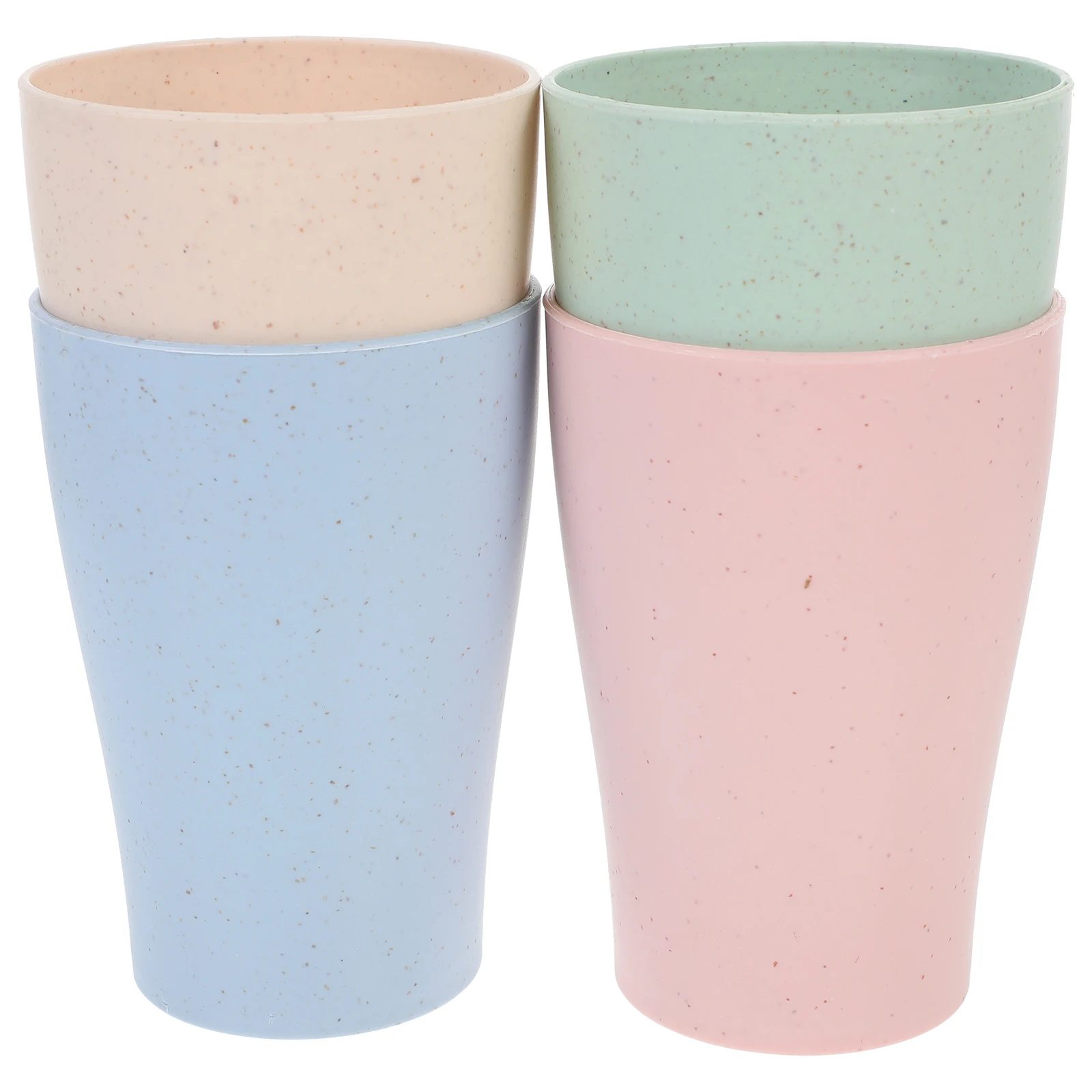 

4 pcs Unbreakable Drinking Water Cups For Outdoor Camping Picnic Home Microwave Safe Dishwasher Safe Portable Beverage Cups For