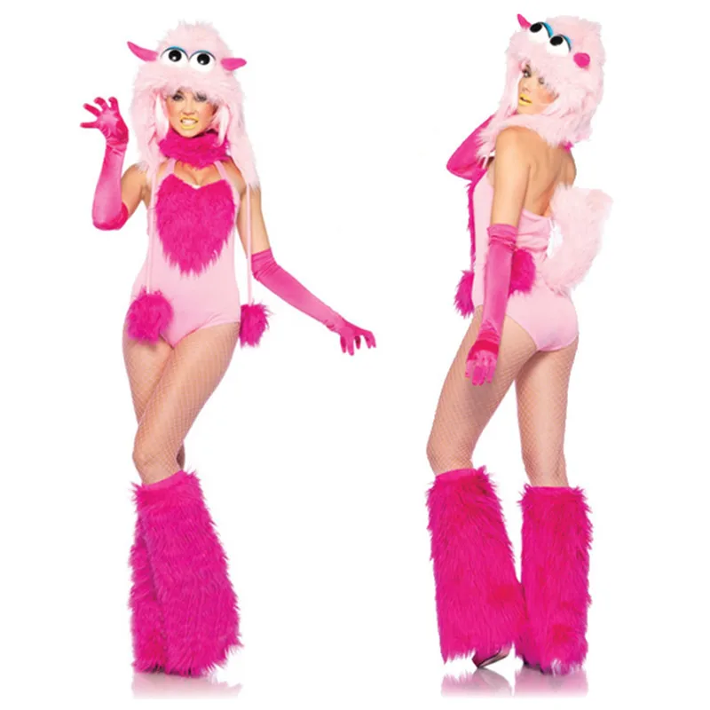 Pink women cosplay unicorn cat costumes sexy halloween costumes for women animal costumes party carnival costume