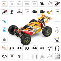 WLtoys 1/14 144010 RC Original Brushless Motor ESC Shock Absorber Tire Assembly Server Screw Nut Kit Car Spare Parts Set