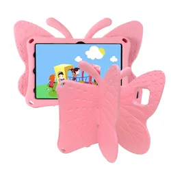 Custodia per bambini EVA per Lenovo Xiaoxin Pad 10.6 2022 Tab M10 Plus 3rd Gen TB-125FU 128XU Cute Cartoon Cover ali pieghevoli farfalla 3D
