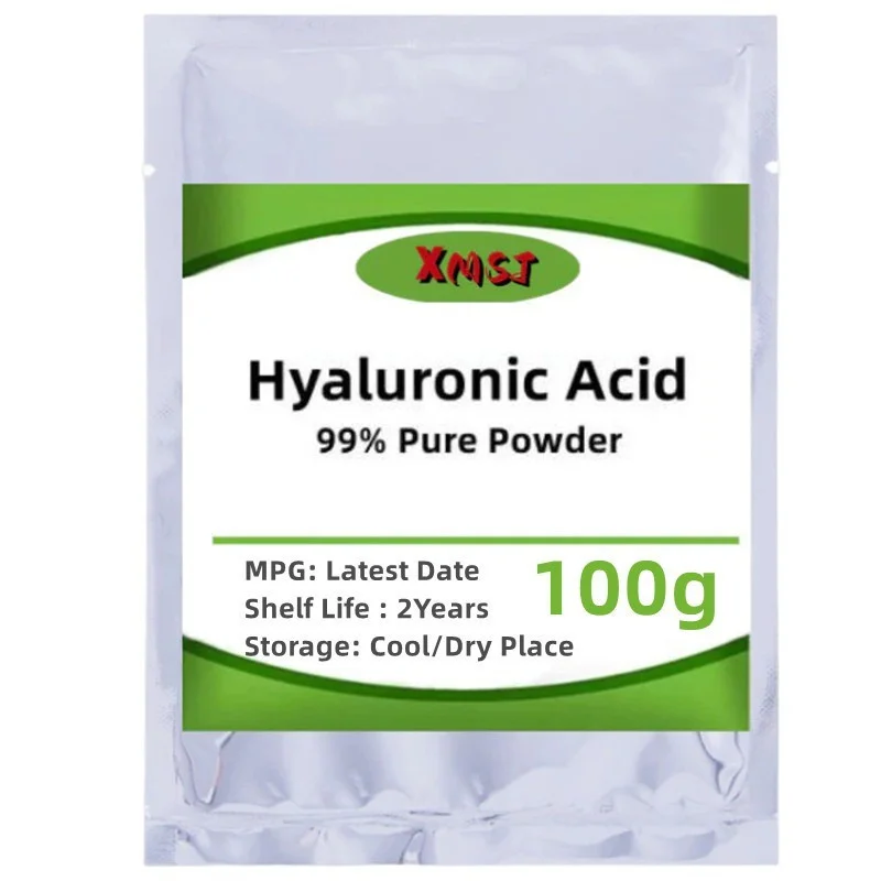 Hot Sales 99% Hyaluronic Acid Cosmetic Nmf Ha Low Molecular Weight Moisturizing, 50g-1000g Free Shipping