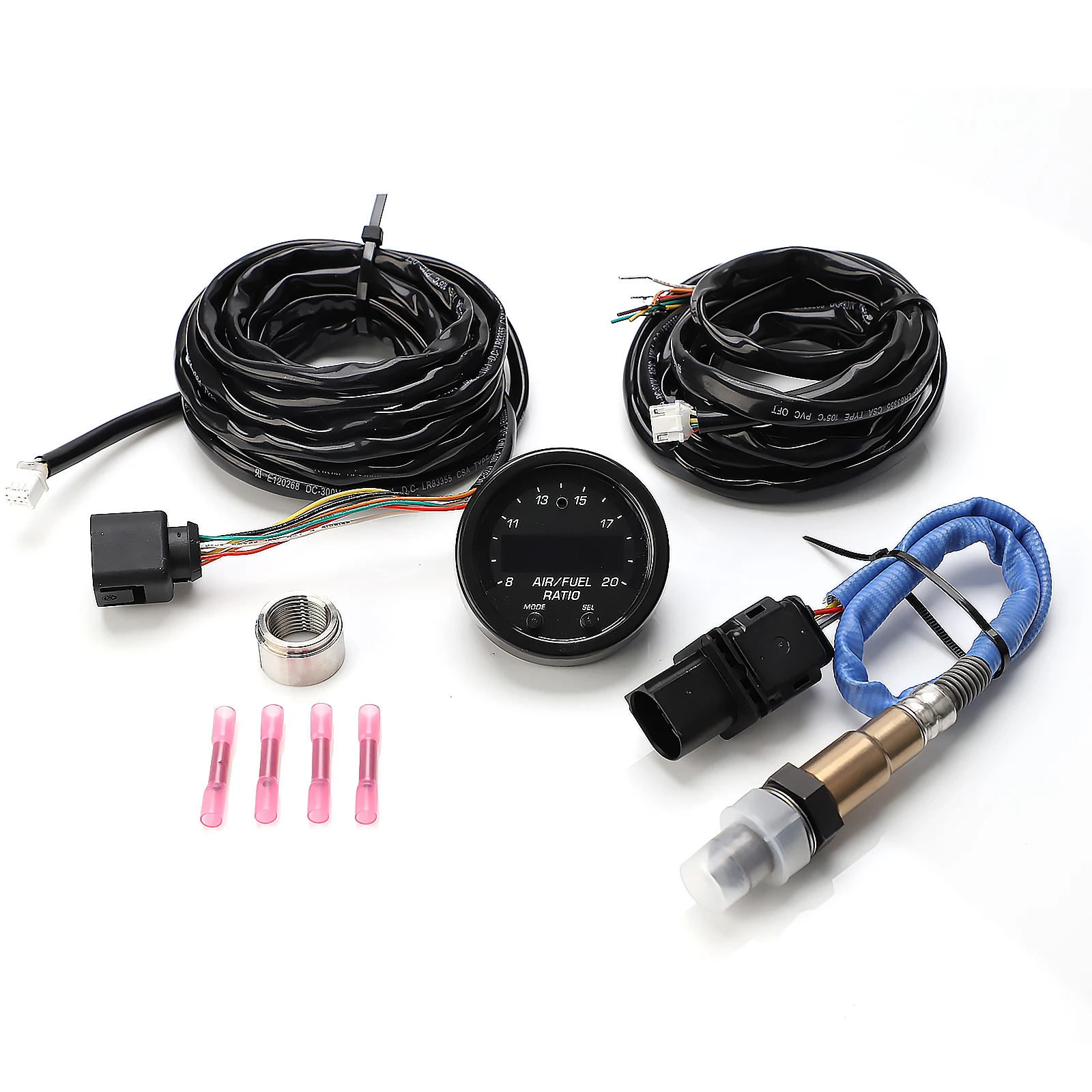 O2 Controller Luft Kraftstoff Verhältnis Gauge Kit EM 30-0300 X-Serie Breitband UEGO AFR LSU 4,9 0258017025 Sensor Kit für Auto Sauerstoff Sensor – Detail 9