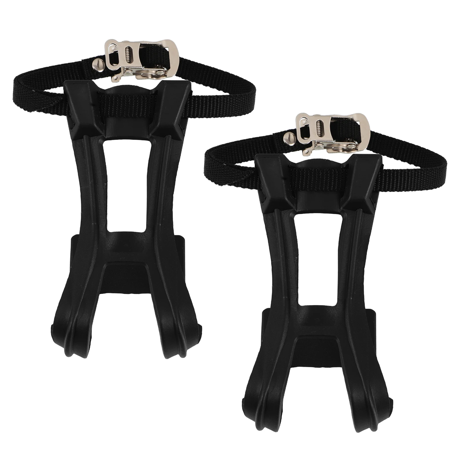 2pcs Dog Mouth Straps Comfortable Nonslip Bike Pedals Accessories Ankle Protection Quick Installation Plastic Nylon Reliable