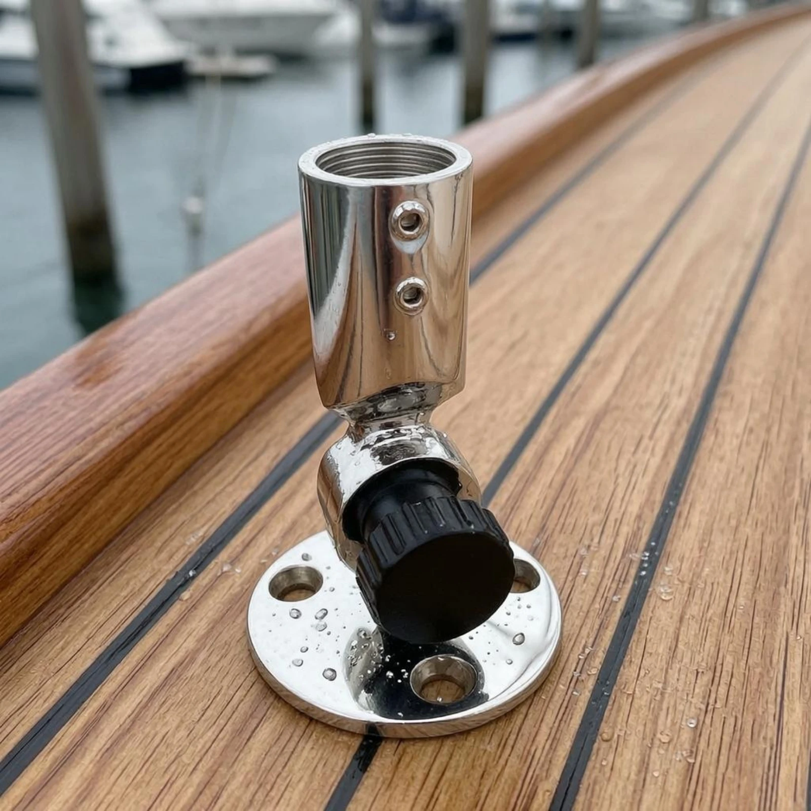 

Adjustable Swivel Bracket Locking Knob Swivel Mounting Bracket Marine Hardware Corrosion Resistant