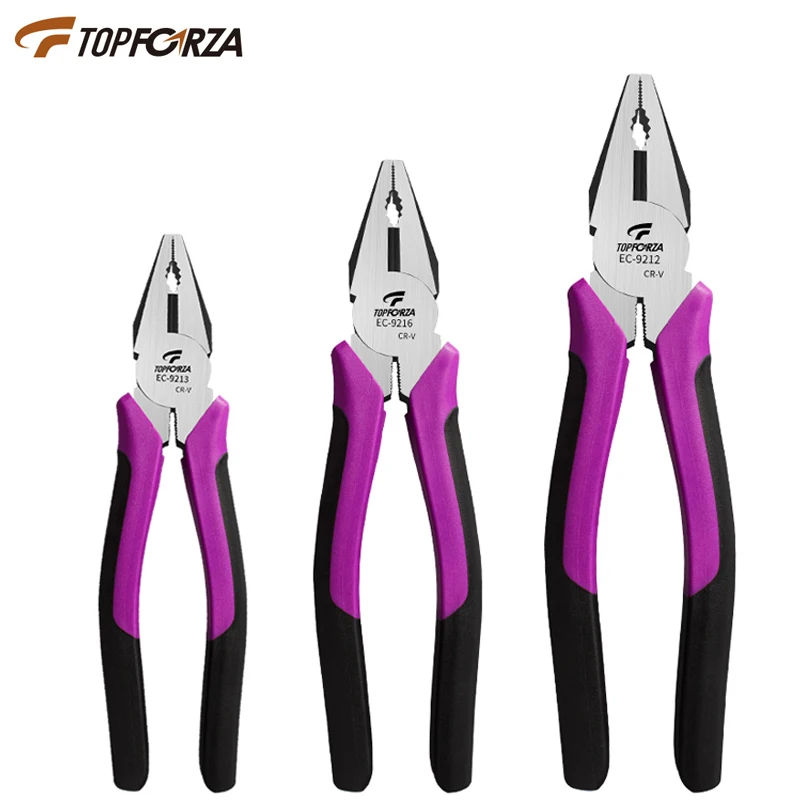 

6/7/8 Inch Steel Wire Cutter Linesman Pliers Chrome Vanadium Steel Electrician Nippers Nut Fasten Hand Tools