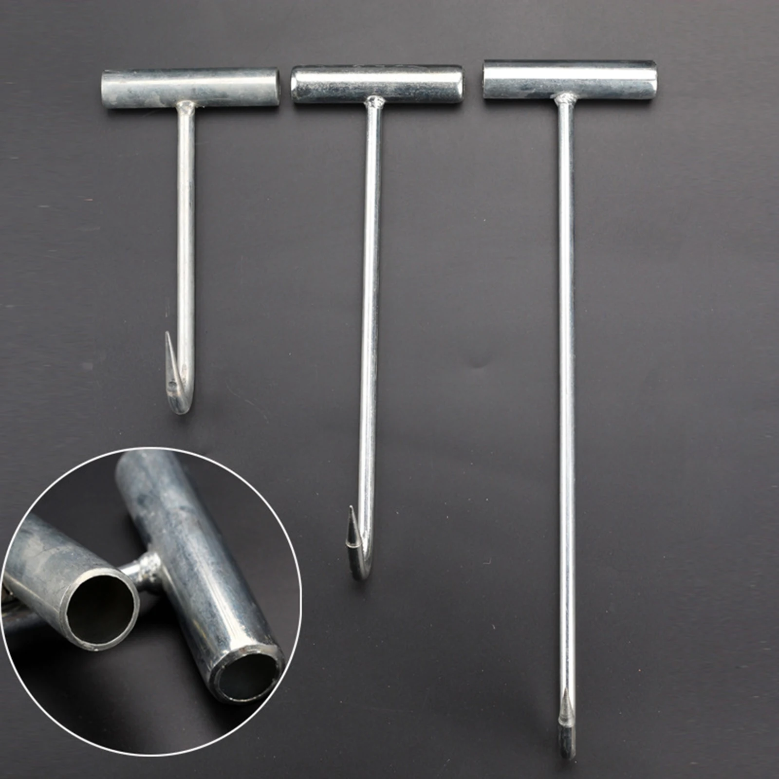 Manhole Hook Tool Versatile Lifting Hooks Lift Manhole Covers Drain Cover Rolling Doors Lifting Door Lifting Hook Easy to Use