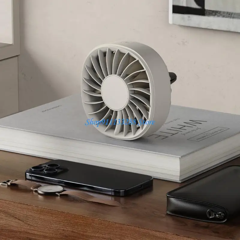 

G88D Mini USB Powereds Car Ventilation Fan 360 Вращение красочное атмосфера свет