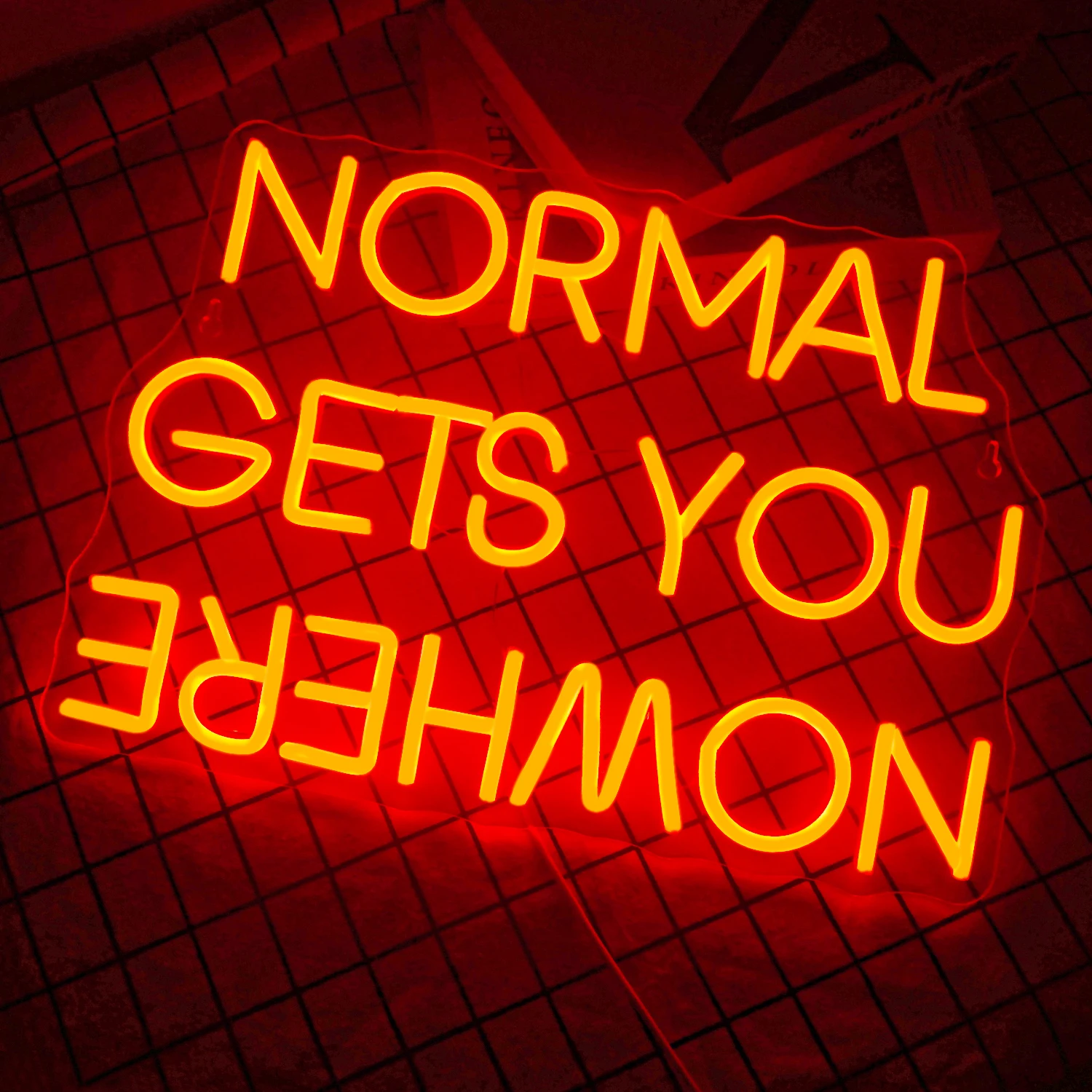 Normal Obtém Sinais De Neon LED, Decoração De Parede Do Quarto, Alimentado Por USB, Bar Party, Sala De Jogos, Quarto, Presentes De Aniversário, Lâmpadas