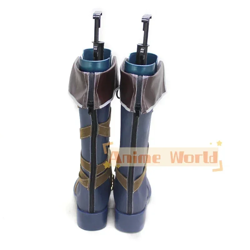 Vi arcano cosplay sapatos jogo lol sapatos de couro do plutônio botas de carnaval de halloween adereços cosplay feitos sob encomenda