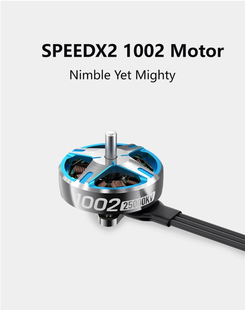 GEPRC SPEEDX2 1002 25000KV 18000KV محرك مناسب T-Cube18 الطائرة بدون طيار لتقوم بها بنفسك RC FPV كوادكوبتر حرة 1.6-2 بوصة ملحقات طائرات بدون طيار #2