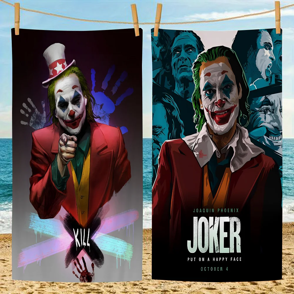 

Movie J-Jo-joker Bath Towel Microfiber Soft Water Absorbing Breathable For Girl Kids Decorative Cartoon Beach Towel