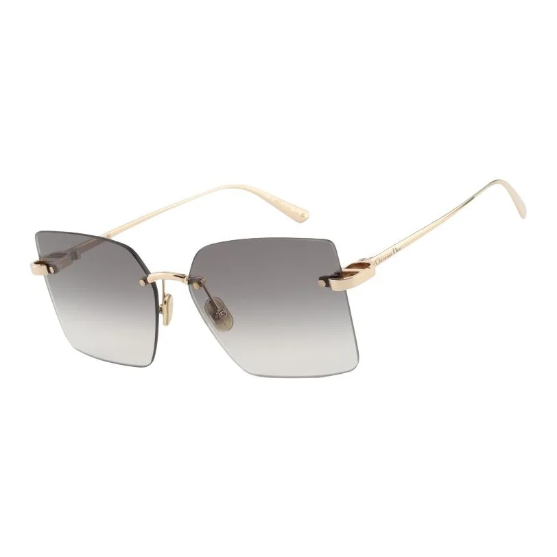 DIOR Plate Square Sunglasses Unisex Gold CDIOR S3U-D0A1