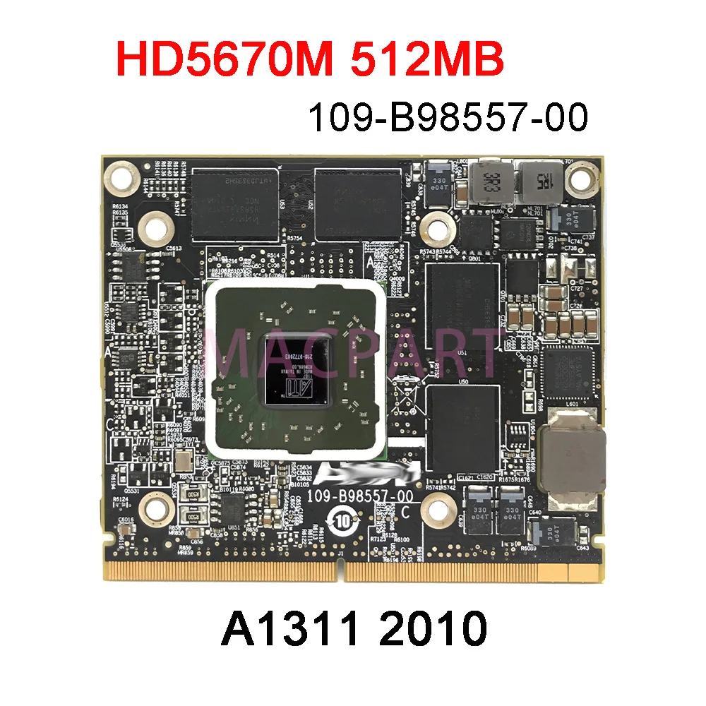 Original HD4670M HD5670M HD6750M HD6770M 256MB 512MB Video Card For Apple iMac 21.5\