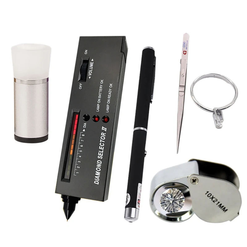 

Diamond Test Kit With Gem Tester Accuracy Jewelers Test Equipment Accuracy Diamond Tester For Novice And Expert