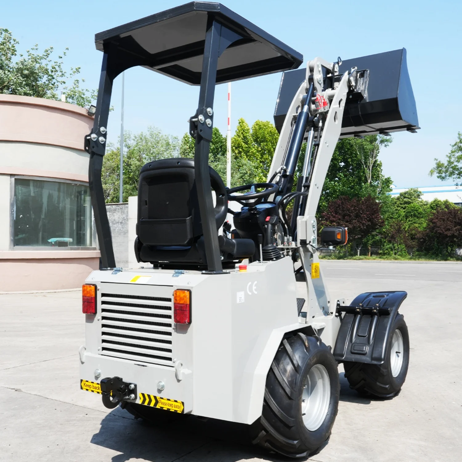 Custom 4WD Compact Wheel Loade - Agriculture Farming Work ulasan dan harga