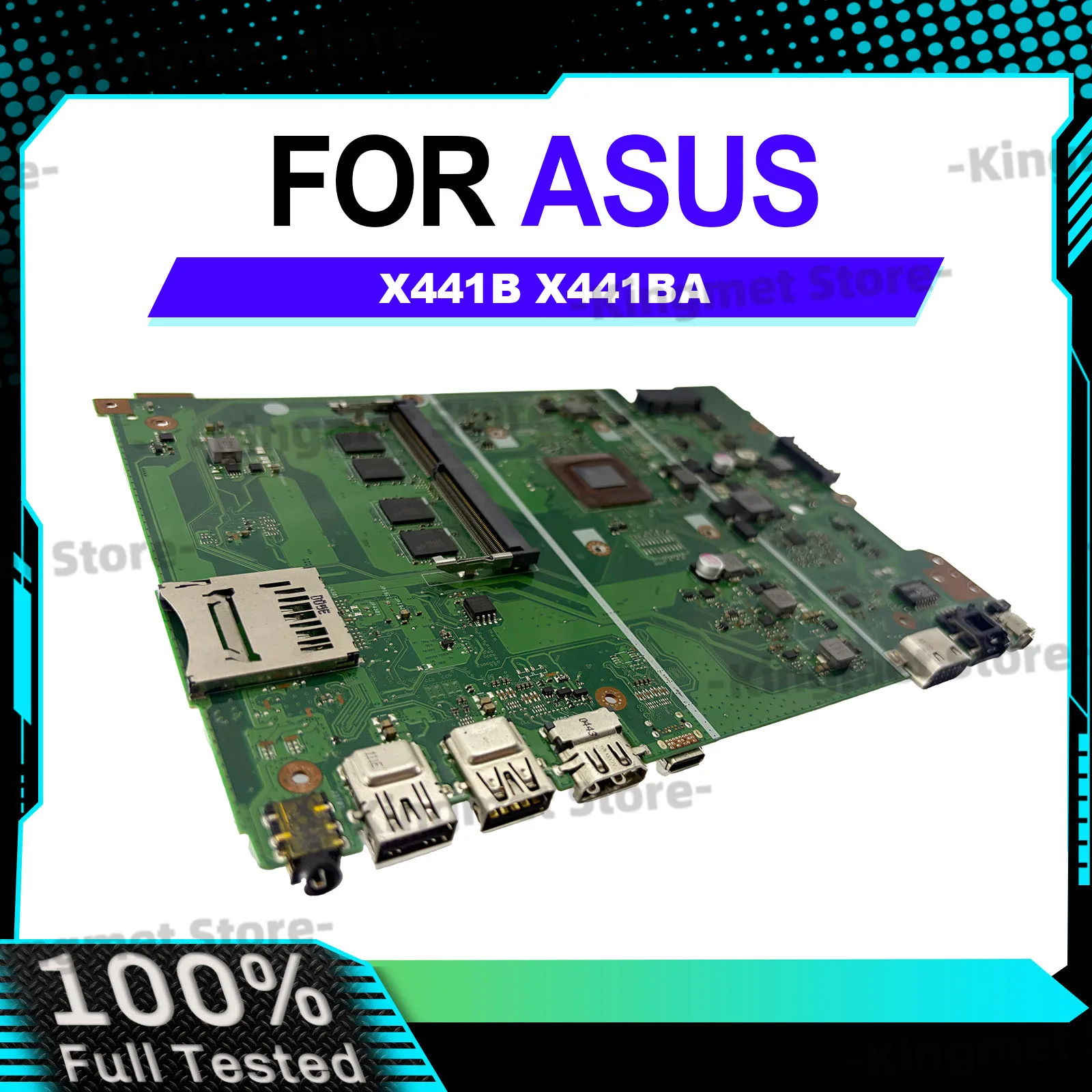 carte-mere-d'ordinateur-portable-x441ba-pour-asus-vivobook-x441b-f441b-x441ba-a441b-avec-processeur-a6-a8-a9-tests-ok-expedition-rapide