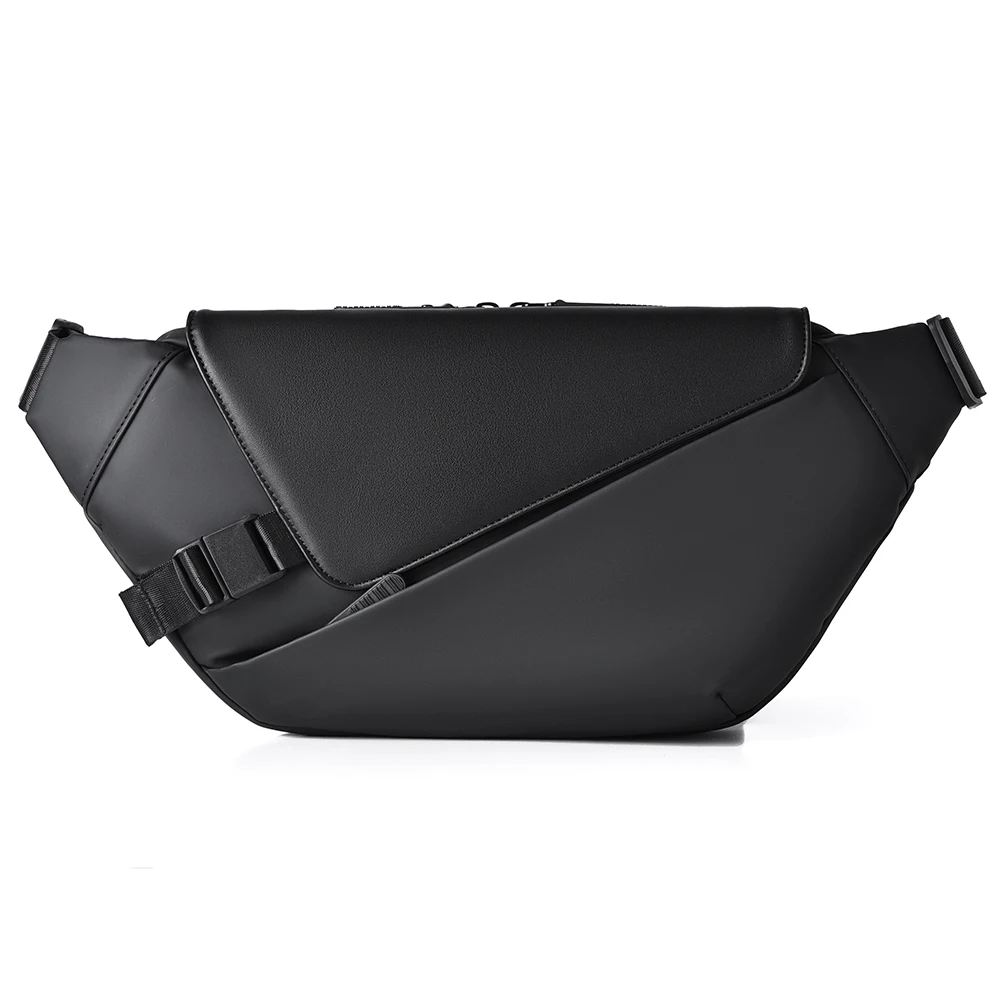 Men's Chest Bag, Waterproof Large-Capacity Shoulder Crossbody Bag, Trendy and Versatile Commuter Bag
