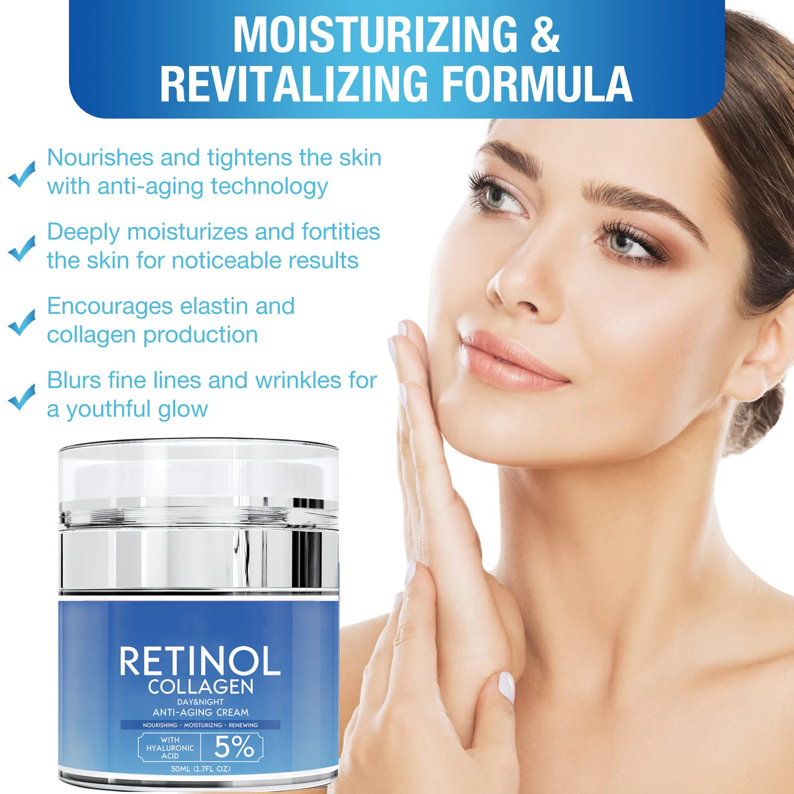 Best Retinol Face Cream Anti-Aging Night Correxion Deep Wrinkle Moisturizer Women Day Skincare Lightening Aging Skin Dark Spots