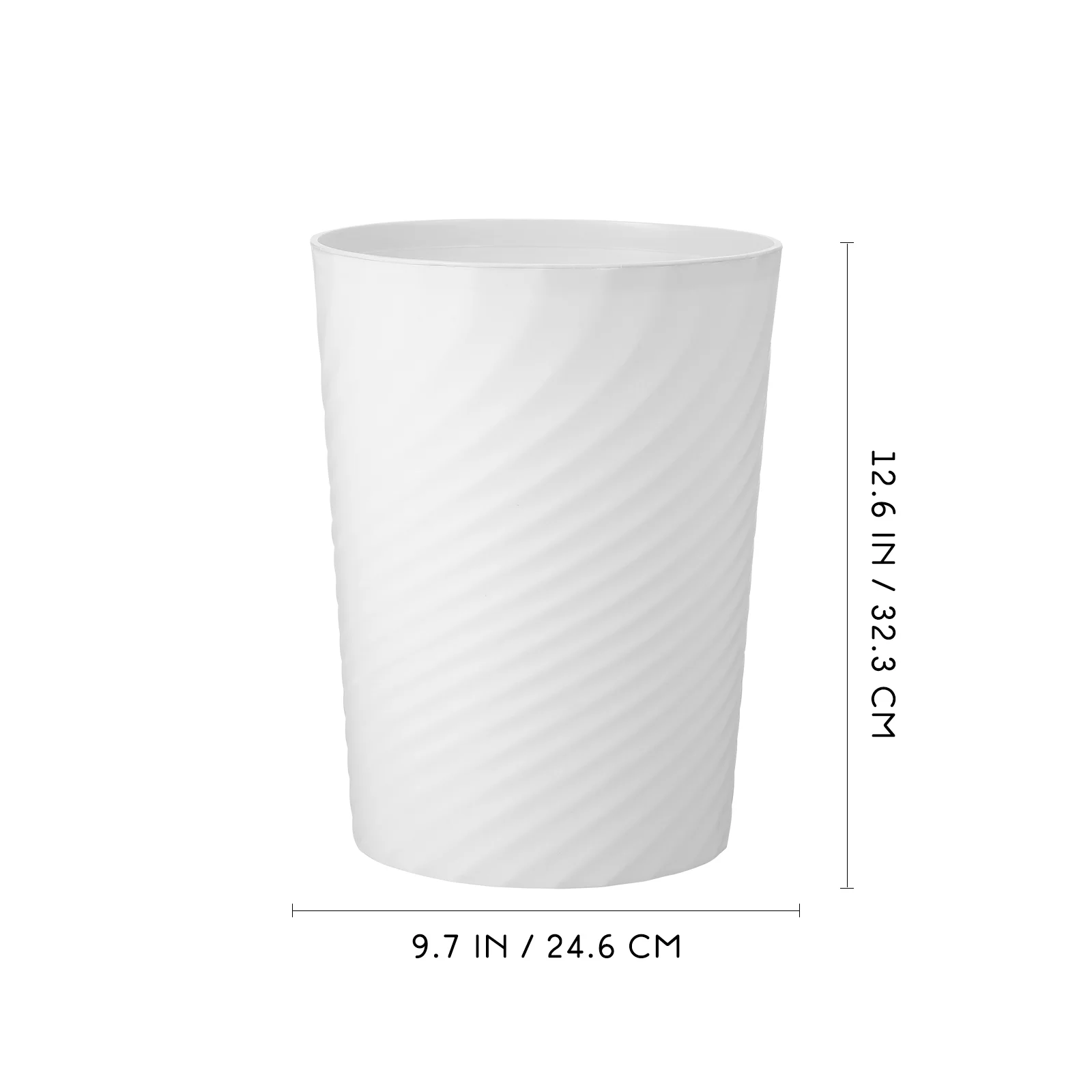 Cubo de basura de cocina de gran capacidad de 12L, cubo de almacenamiento de residuos para el hogar, cubo de basura de plástico moderno para dormitorio y baño