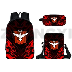 3D Free Fire Garena Game Backpacks 16 Inch Business Travel School Bags Portable Cool Girls Canvas Daypack Outdoor Sport Bookbag