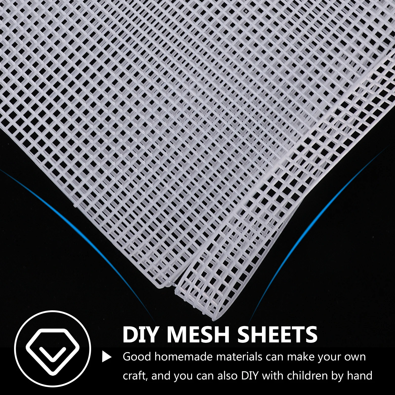 

2 Sets Weaving Mold Reusable Stitch Crochet Bag Making Plate Material Crafts Embroidery Board Tote