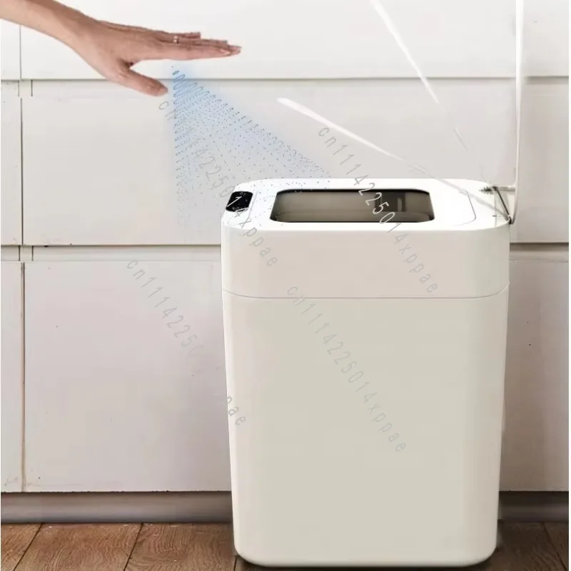 Capacity Self-sealing Trash Can Overload Packaging Automatic Trash Can Customized Smart Trash Can 20L