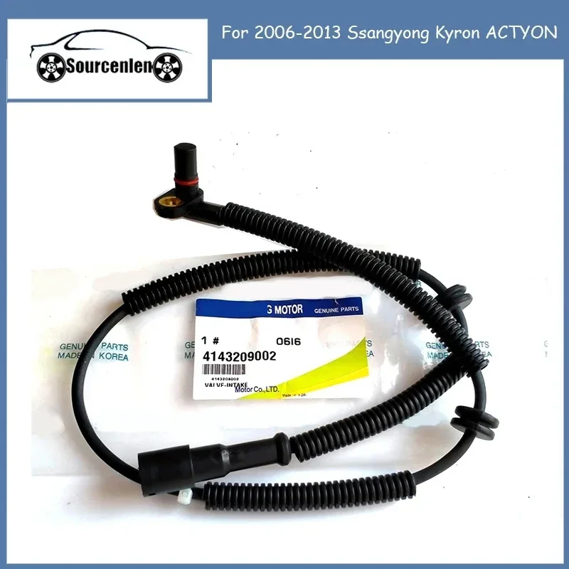 New Front Wheel Hub ABS Sensor 4143209001 4143209002 for 2006-2013 Ssangyong Kyron ACTYON