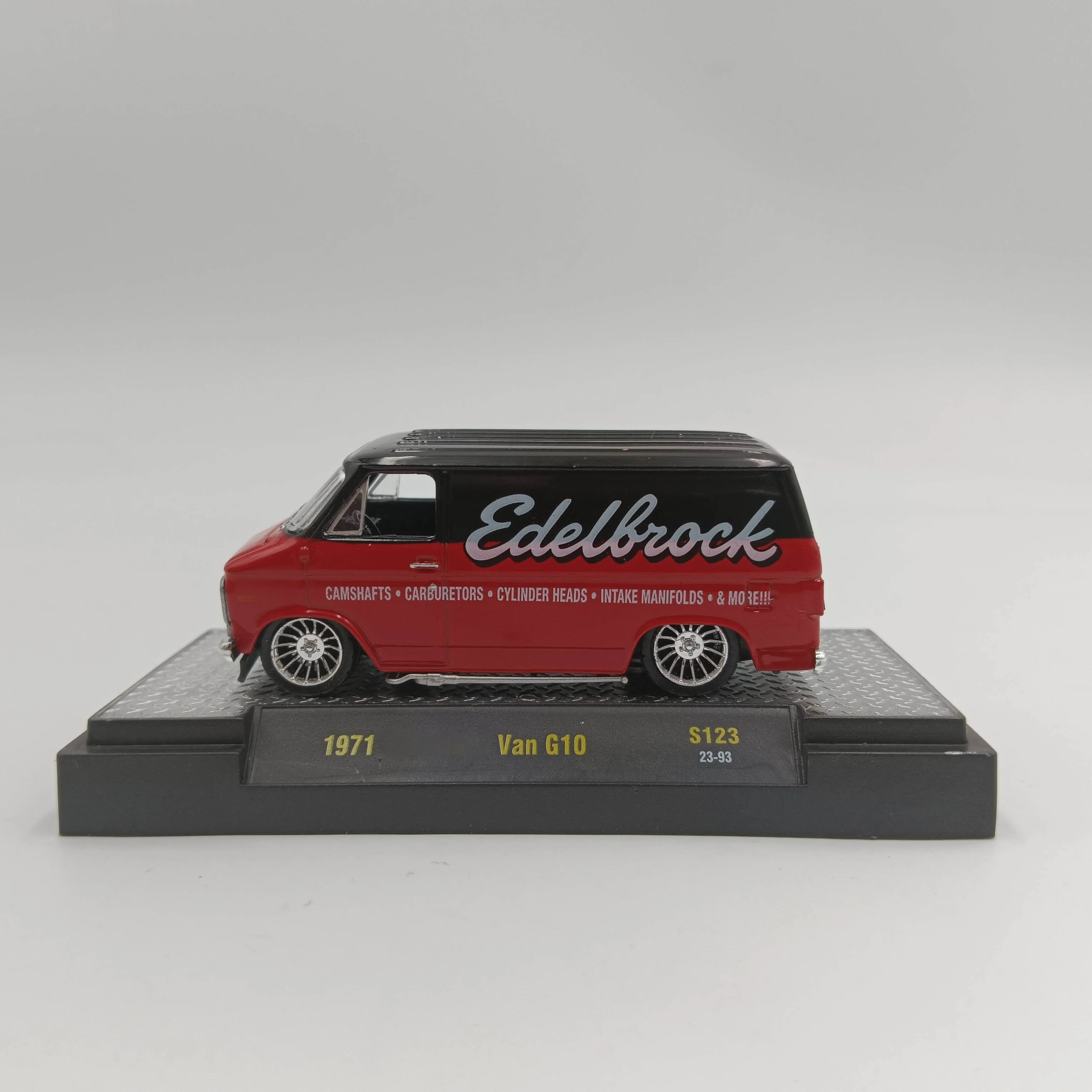 M2 machines 1/64 1971 Van G10 Red Die-cast alloy car model collection display child gift