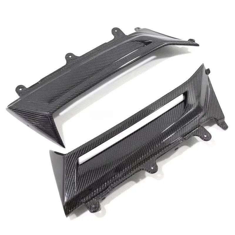 Car Modification Parts for Aventador Novitc Style Dry Carbon Fiber Side Air Intake for Lambor LP700 LP750 LP720 Side Vents Trim