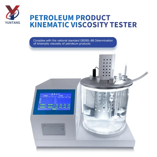 Automatic  Electronic Measuring Instruments Oil Kinematic Viscosity Kinematic Viscosity    Dynamic Viscosity Tester