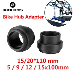 ROCKBROS 1 Pair Bicycle Front fork Hub Adapters 5/9/12/15x100mm 15x110mm For Car Roof-Top Carrier Adapters Bike Hub Accessories