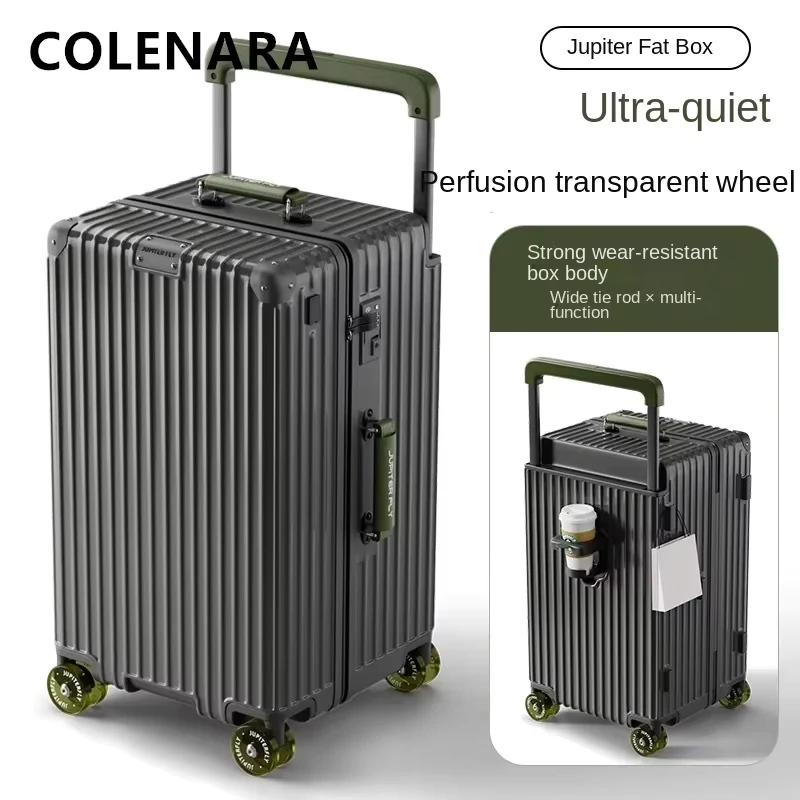 COLENARA Large Capacity Luggage Ultra Light Boarding Case ABS+PC Trolley Case 20