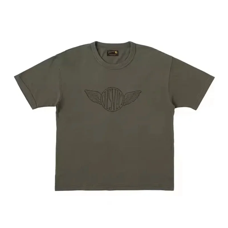 VISVIM WMV JUMBO TEE military branch angel wings short-sleeved T-shirt men 22AW Japanese style