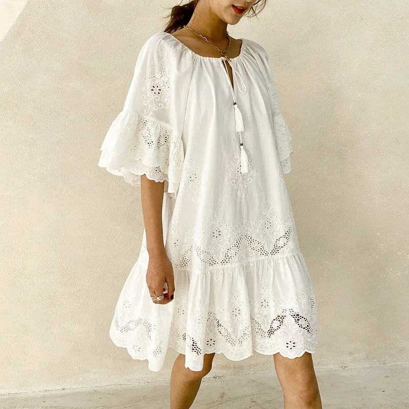 

2021 Spring and Summer New Dress Ins Wind Blogger Temperament Lady Holiday Dress