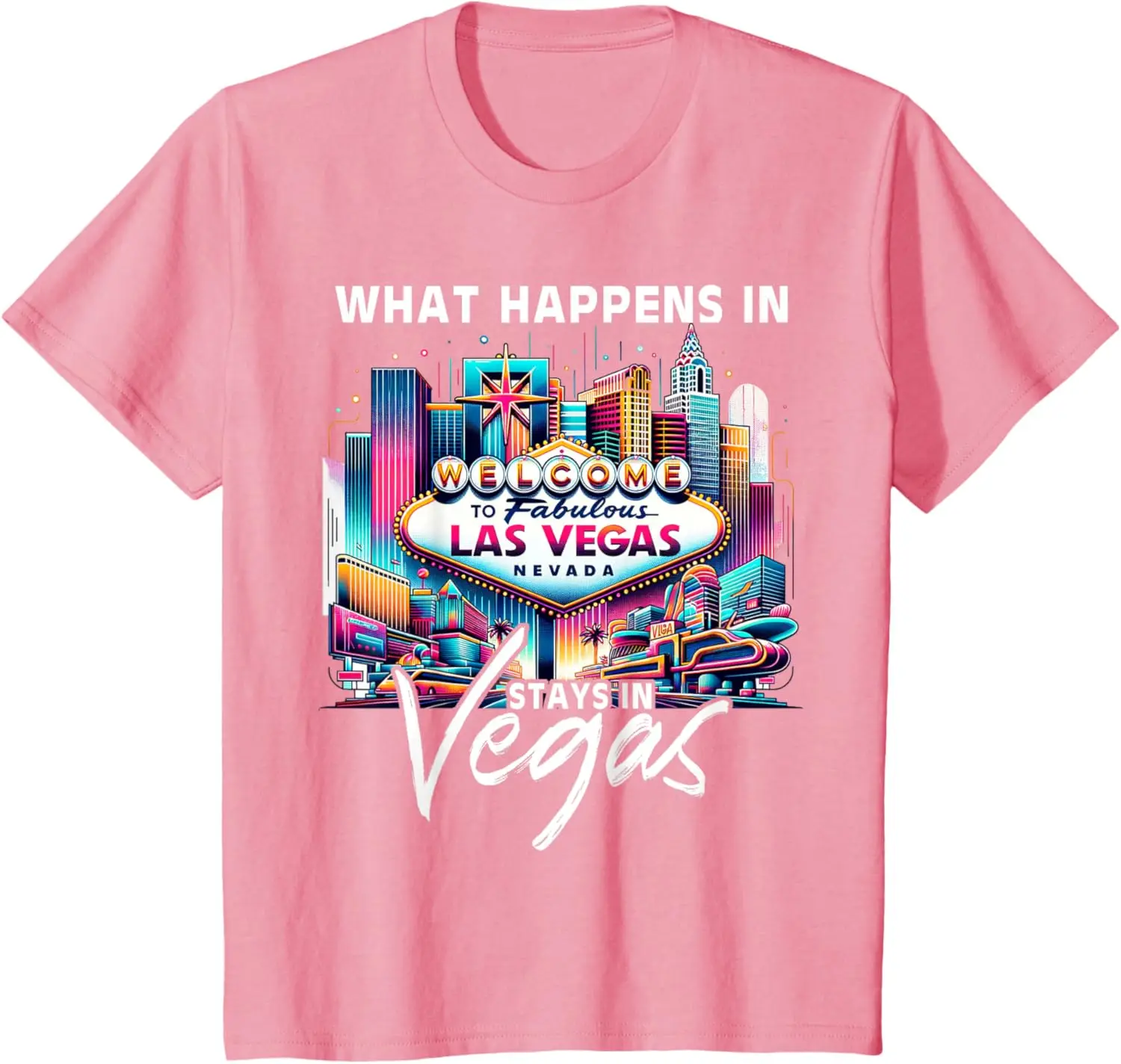 جديد لاس فيغاس الحب الطفل للعطلات في لاس فيغاس تذكارية تي شيرت Camisetas 100% القطن عادية Crewneck خمر الجرافيك القمصان