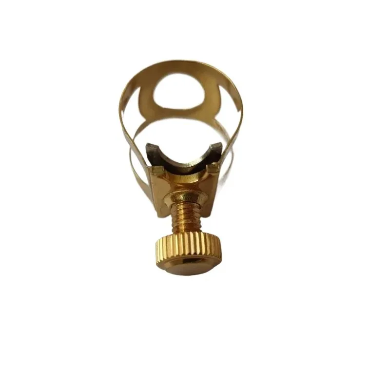 

1PCS Alto Saxophone Keyboard Saxophone Ligature Ligature for Tenor Sax Metal Nozzle Tenor Sax Mouthpiece Metal Clamp Soprano